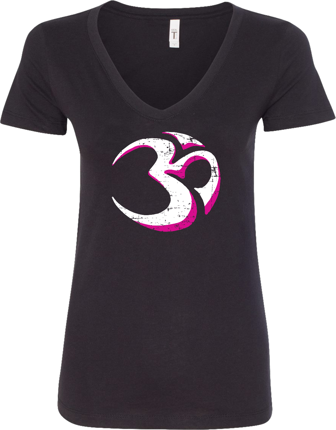Womens Yoga T-shirt Urban Aum Blended V-neck